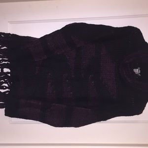 Venus deep merlot & black sweater. Never worn.